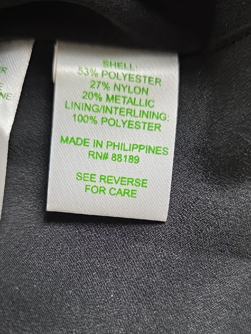 Lilly Pulitzer Black & Green Floral Metallic Cocktail Dress SIZE 8 - Picture 8 of 10